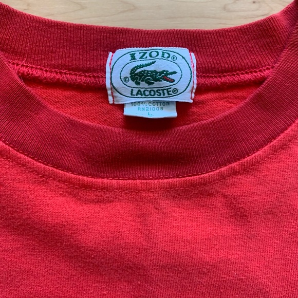 Vintage IZOD Lacoste Single Stitch Heavyweight T-shirt - Picture 2 of 4